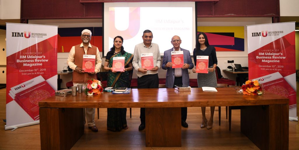IIM Udaipur Launches Business Review Magazine Encompassing Impact-oriented Research and Insights Valuable