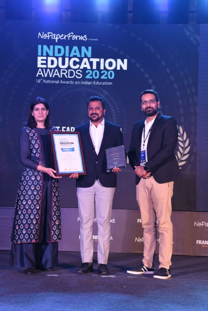 EuroKids Pre-School won the Best Early Education Innovative Curriculum