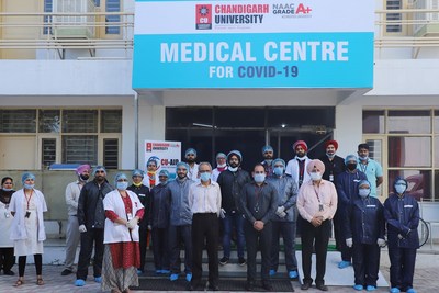 Chandigarh University in Association With District Administration Mohali Establishes Punjab’s Largest COVID-19 Isolation Facility at Gharuan