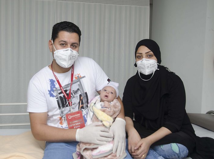 Blue baby from Iraq overcomes distance and COVID challenge to find treatment in Mumbai