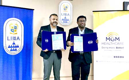 LIBA signs MoU with MGM Healthcare