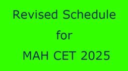 Revised Schedule for MAH CET 2025 Released: Key Exam Dates Announced