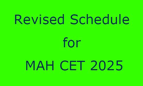 Revised Schedule for MAH CET 2025 Released: Key Exam Dates Announced