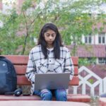 student checking results online