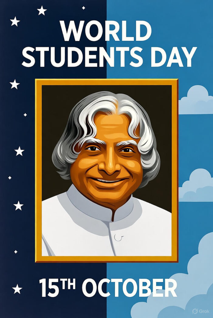Celebrating World Students’ Day: Honoring Dr. A.P.J. Abdul Kalam’s Legacy on His Birth Anniversary