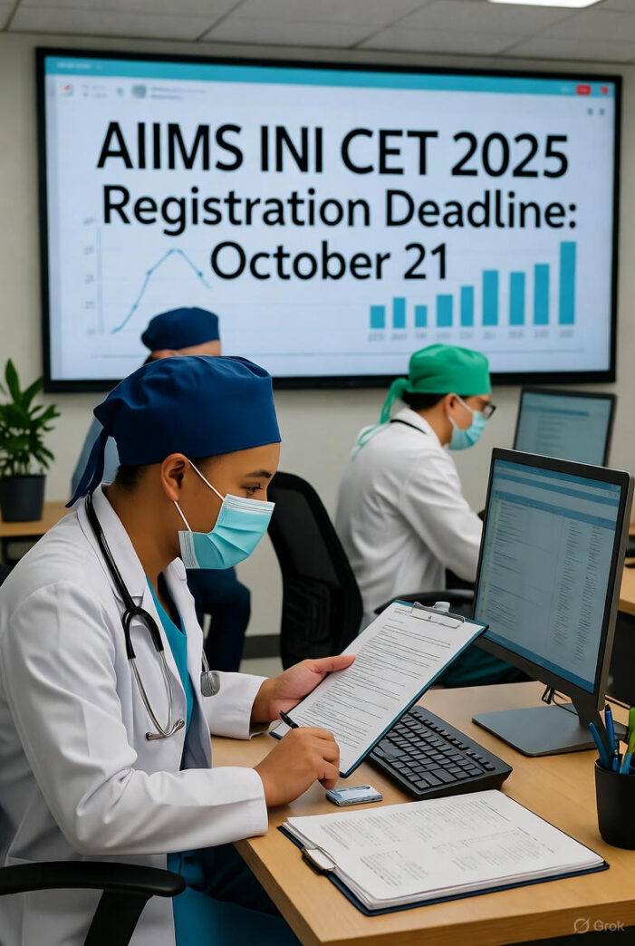 AIIMS INI CET 2025 (November Session): Registration Deadline Closes Today, October 21