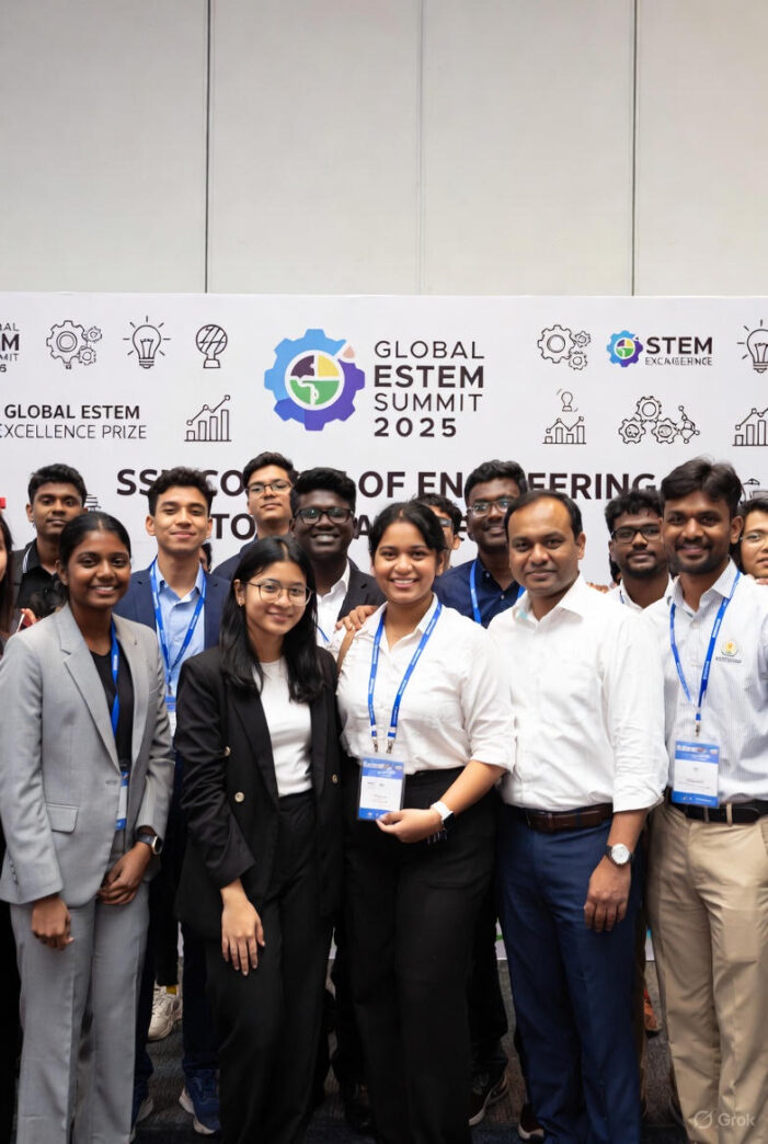 SSN College of Engineering Wins the 2025 Global ESTEM Excellence Prize!