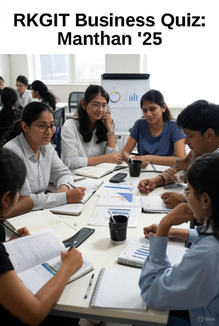 RKGIT Business Quiz: Manthan ’25 – National Challenge to Sharpen Analytical Skills