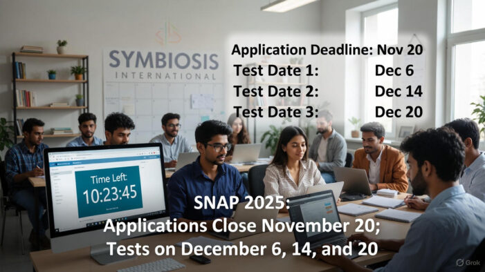 SNAP 2025: Applications Close November 20; Tests on December 6, 14, and 20