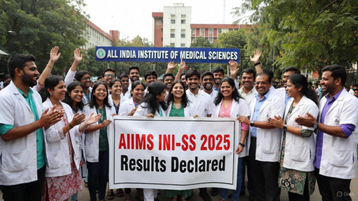 AIIMS INI-SS 2025 Results Declared: A Milestone for Aspiring Super-Specialists
