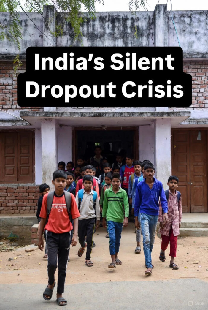 India’s Silent Dropout Crisis: 6.5 Million Children Lost to Schools in Just Five Years