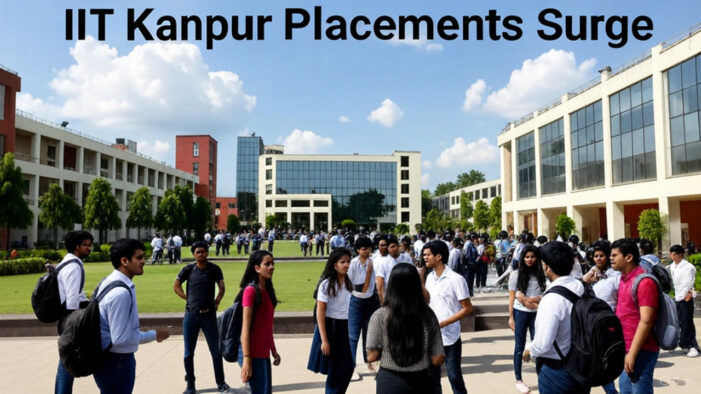 IIT Kanpur Placements Surge: 672 Offers on Day 1 for the 2025-26 Batch – A 20% Jump That Signals Bright Days Ahead