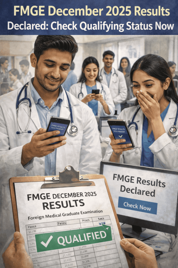 FMGE December 2025 Results Declared: Check Qualifying Status Now
