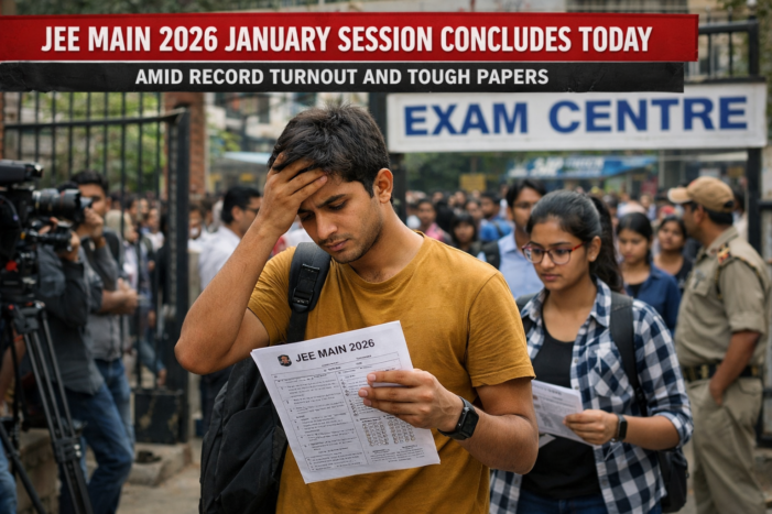 JEE Main 2026 January Session Concludes Today Amid Record Turnout and Tough Papers