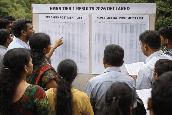 EMRS Tier 1 Results 2026 Declared: Check Teaching and Non-Teaching Post Merit Lists