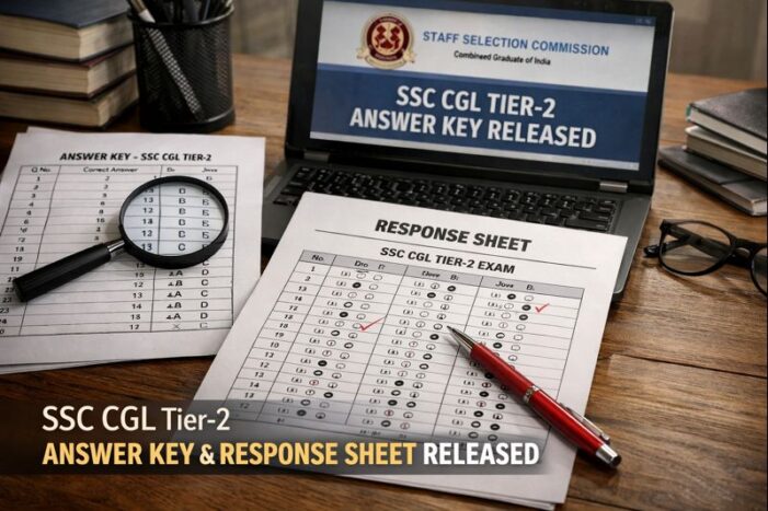 SSC CGL Tier-2 Answer Key & Response Sheet Released