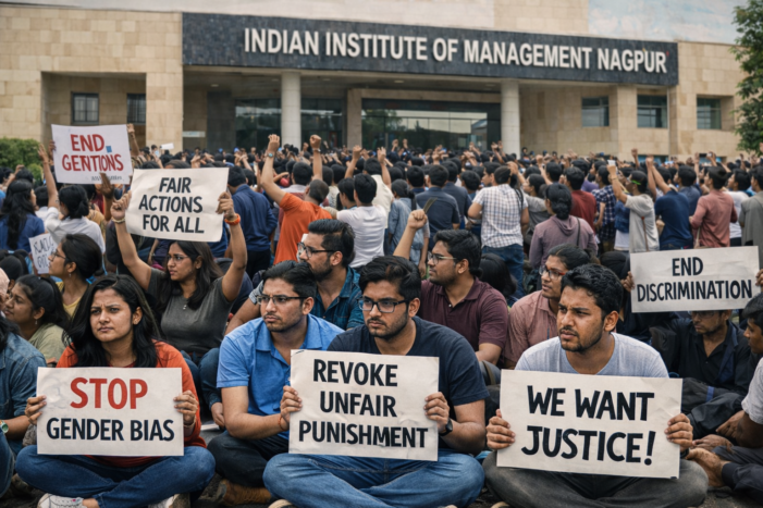 Students Boycott Mid-Term Exams at Indian Institute of Management Nagpur