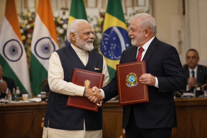 India and Brazil Sign 10 MoUs to Expand Strategic and Economic Cooperation