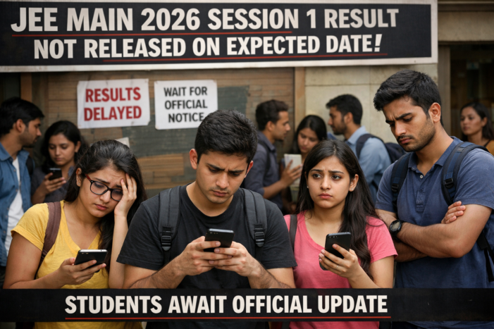 JEE Main 2026 Session 1 Result Not Released on Expected Date, Students Await Official Update