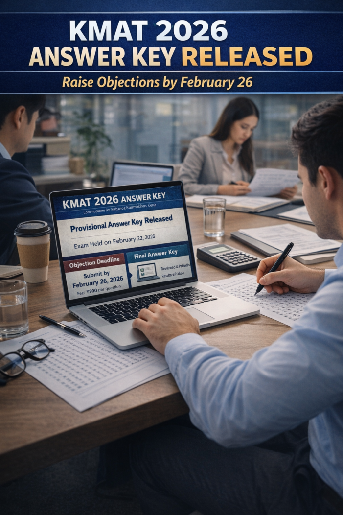 KMAT 2026 Provisional Answer Key Released