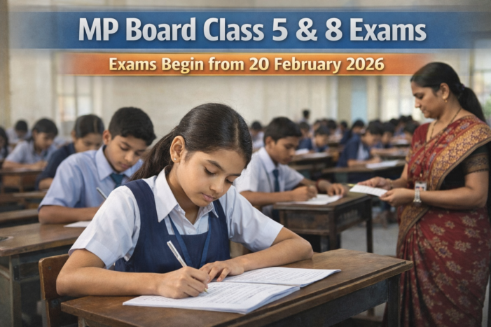 MP Board Class 5 & 8 Examinations Begin Across Madhya Pradesh