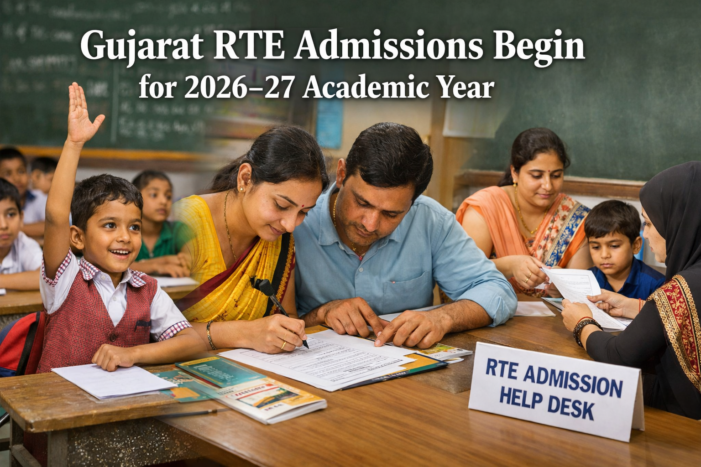 Gujarat RTE Admissions Begin for 2026–27 Academic Year