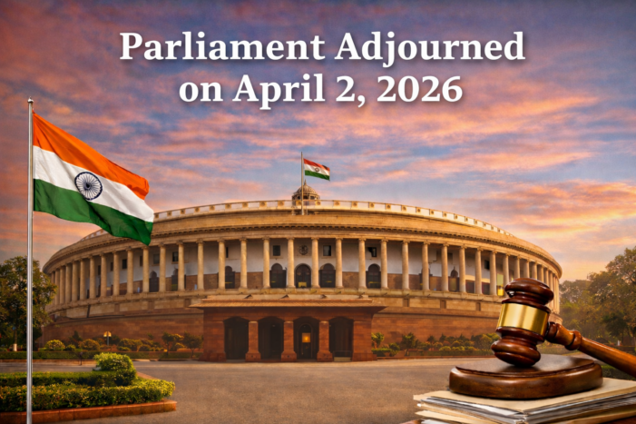 Parliament Adjourned on April 2, 2026: Strategic Pause Amid Political Priorities
