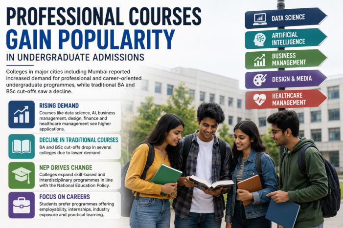 Professional Courses Gain Popularity in Undergraduate Admissions