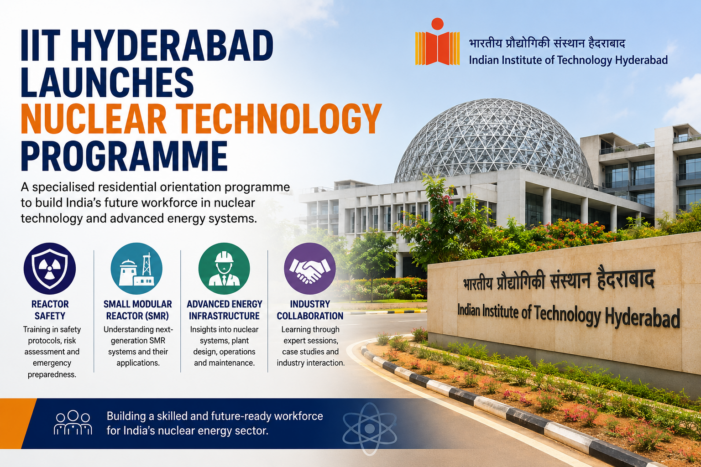 IIT Hyderabad Launches Nuclear Technology Programme to Build Future Energy Workforce