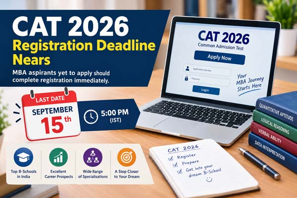 CAT 2026 Registration Deadline Nears: MBA Aspirants Must Apply by September 15