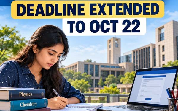 IIT JAM 2027 Registration Deadline Extended to October 22; Apply Online