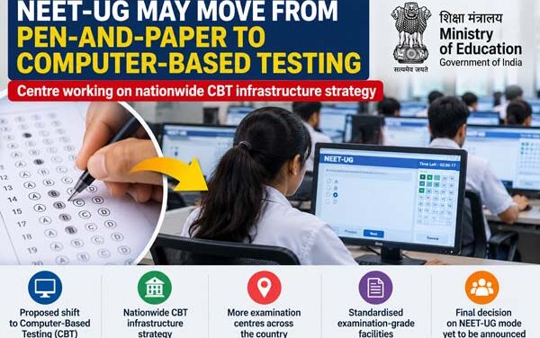 NEET-UG 2027: Medical Entrance Exam Set to Move from Pen-and-Paper to Computer-Based Testing