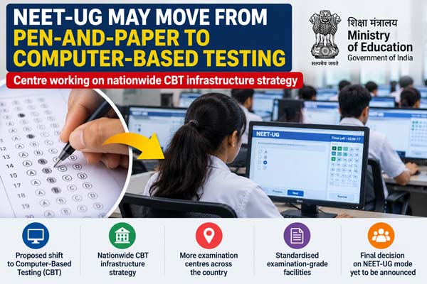 NEET-UG 2027: Medical Entrance Exam Set to Move from Pen-and-Paper to Computer-Based Testing