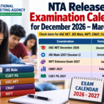 NTA Releases Examination Calendar 2026-27